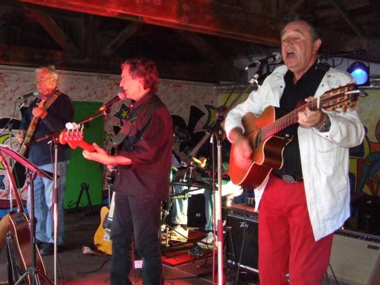 Le groupe sur scène